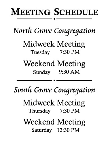2 Congregation Format